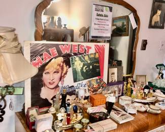 Items Located In The 3rd Bedroom (MASTER) ~ Mae West Movie Poster ~ Assorted Perfumes