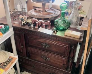 Items Located In The Kitchen ~ Vintage Monkey Pod Tropical Island Poi Server