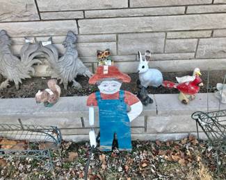 Items Located In And Around The Front Flower Beds