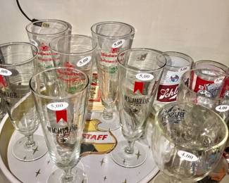 Items Located In The Living Room ~ Vintage Falstaff Beer Tray