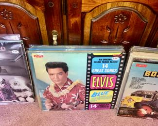 Items Located In The Living Room ~ Vintage Records