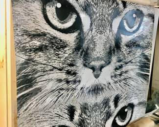 Items Located In The Basement ~ Tons of Vintage Items ~ Vintage Cat Contact Paper Roll