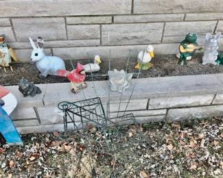 Items Located In And Around The Front Flower Beds