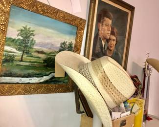 Items Located In The 3rd Bedroom (MASTER) ~ Vintage Cowboy hat ~ Large Size