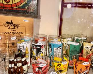 Items Located In The Living Room ~ Lots Of Vintage Barware ~ Mixology ~ Risque' Novelties