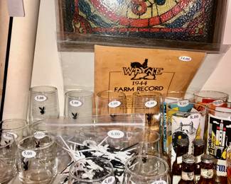 Items Located In The Living Room ~ Lots Of Vintage Barware ~ Mixology ~ Risque' Novelties