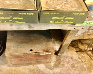 Items Located In The Basement ~ Vintage Luncheon Sets