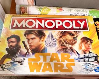 Star Wars monopoly game 