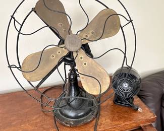 Brass blade fan