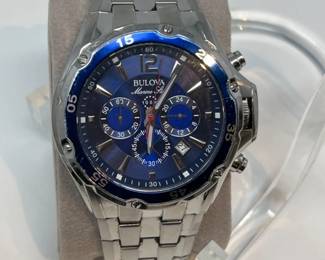 Bulova Marine Star Mens Watch B7  Works