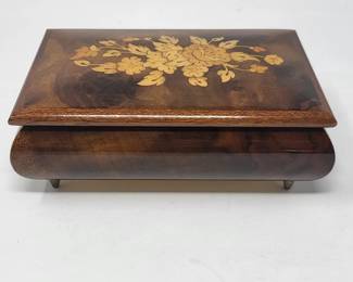 Sorrento Italy Inlay Music Jewelry Box