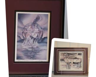 Medicine Hawk Doorway to the Four Elements Print By Jody Bergsma