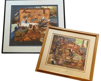 Two Charles Wysocki Prints Stowaway  Horticulturist CO