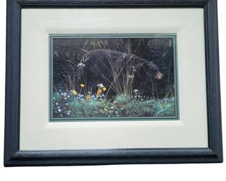 Stephen Lyman Bear and Blossoms Art Print Book