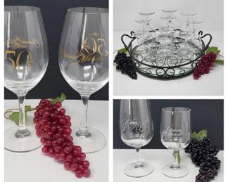 50th Anniversary Chateau St. Michelle Wine Glasses More