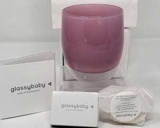 Handblown Art Glassybaby BFF Candle Holder