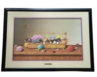 Signed Braldt Bralds Kitty Litter Limited Print