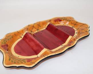 Ambiance Romance 3-Section Ceramic Server Collector's Piece