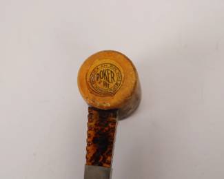 Vintage Tobacco Enthusiast's Collection With Clip-Lite Lighter And Select Pipes