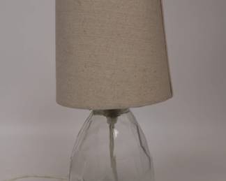 Artisan Textured Glass Open-Bottom Lamp Rustic Elegance Meets Modern Chic