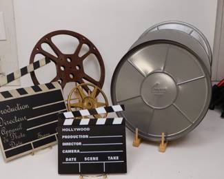 Vintage Cinema Enthusiast Collection: Compco 16 MM & 8/400 Reels, Reflex CB Pat. D - 22:017