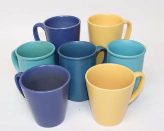 Chic Signature Housewares Incorporated Stoneware Mug Set - Eclectic Collection Of 7