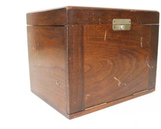 Timeless Tobacciana: Antique Cigar Humidor Collection With Accessories