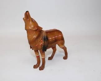 "Call of the Wolf" Westland Giftware Buckskin Native-Inspired Wolf Figurine