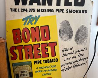 Large vintage tabacco ad ( corners torn}