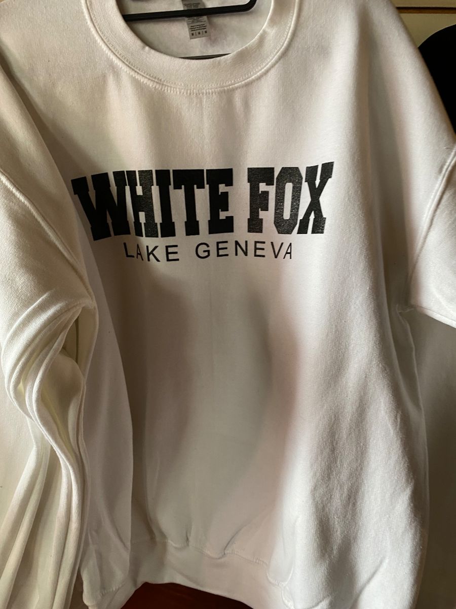White fox sweatshirts