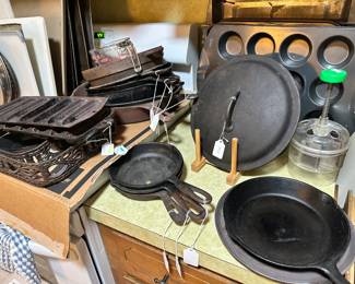 lots of cast iron