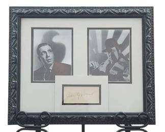 Hollywood Legend Humphrey Bogart Autograph