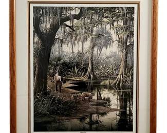 Essenburg LE Passage Florida Panther Lithograph