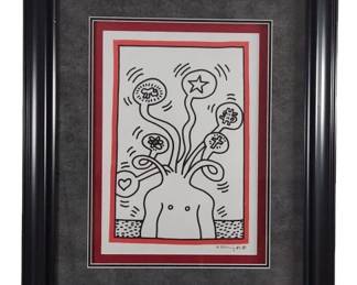 Keith Haring 1984 Ink on Paper