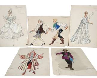 Tatiana Bruni Watercolor Gouache Sketches