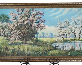 M. Voronica Original Signed Oil Painting on Canvas