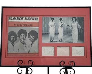 The Supremes Diana Ross Autographs