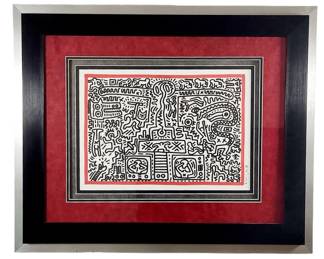 Keith Haring 1982 Ink on Paper