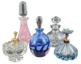 Vintage Glass Perfume Bottles
