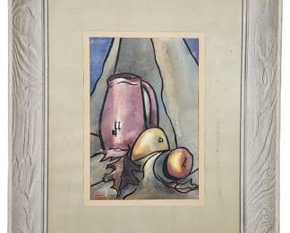 Vintage MCM Turner Signed Still Life Painting