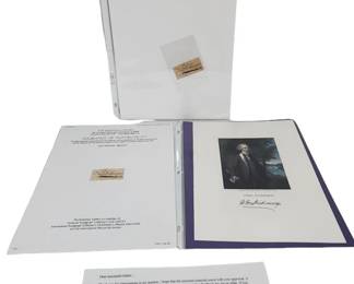 John Dickinson Hand Signed Ink Signature