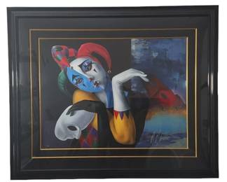 Martiros Hand Signed LE "Contemplation" Serigraph