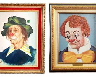 Red Skelton LE Print & Original Clown Painting