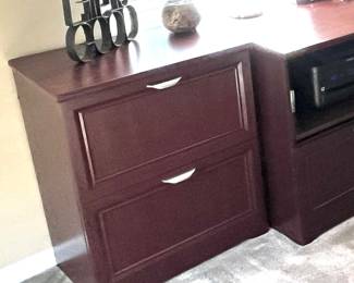 24” wide, two drawer file cabinet