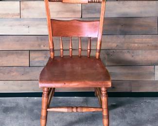 This is one of six "Old Meeting House" dining chairs