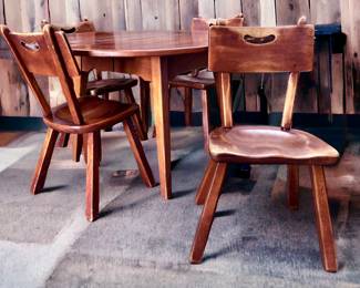 Four "Cushman Colonial" chairs - made in Vermont - super retro!