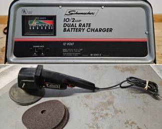 Battery Charger & Grinder