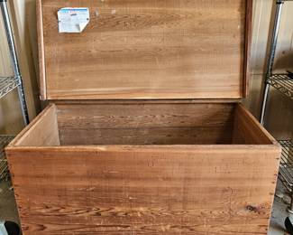 Cedar box crafted in 1917