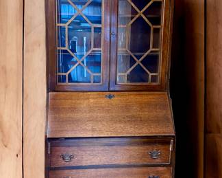 Second of two Georgian style secretary desks