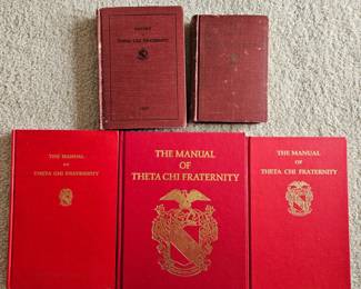 A sample of Theta Chi Fraternity book a this sale